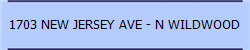 1703 NEW JERSEY AVE - N WILDWOOD